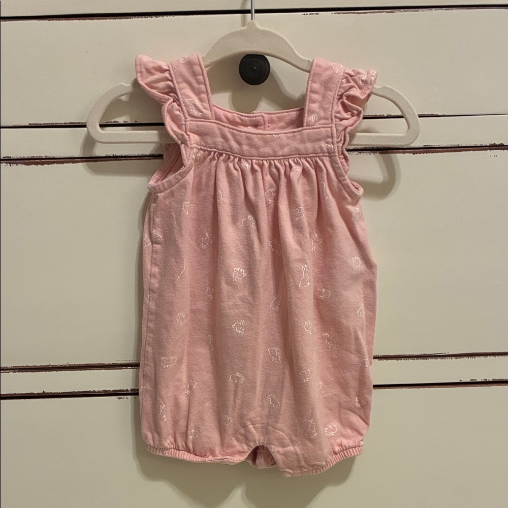 Pink Ruffled Baby Gap Romper